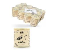 KoRo - Fèves de soja vertes Edamame bio en boîte 12 x 130 g - Précuit - Traitées à la récolte - Snack malin