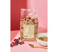 KoRo - Granola bio aux fruits rouges 1 kg - Croquant et gourmand - Idéal pour petit-déjeuner, muesli ou topping