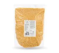 KoRo - Lentilles jaunes bio divisées 2 kg - Temps de cuisson court - Qualité bio - Sans colorant, ni arôme, ni conservateur artificiel - Vegan - Haute teneur en protéines et en fibres alimentaires