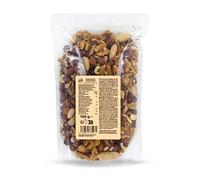 KoRo - Mélange de noix et fruits à coque 1 kg - Amandes, noix du Brésil, noix, noix de cajou et noisettes