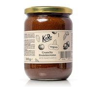 KoRo - Pâte à tartiner protéinée crunchy cacao-noisettes 500 g - Source de protéines végétales (27 g/100 g) - Teneur en noix 60% - Sucrée au sirop de dattes et à l'érythritol