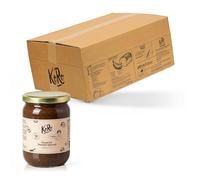 KoRo - Pâte à tartiner protéinée crunchy vegan 6 x 500 g - Source de protéines végétales (24 g/100 g) - Teneur en noix 54% - Sucrée au sirop de dattes et à l'érythritol