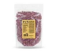 KoRo - Pépites de chocolat ruby 1 kg - Min. 47,3% de cacao - Naturellement rose sans colorant ni arôme de fruit - Parfait pour la pâtisserie pour affiner vos préparations