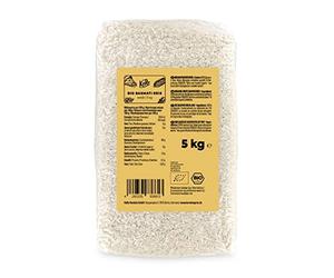 KoRo - Riz basmati blanc biologique 5 kg - riz biologique, sans additifs, en provenance d'Inde, aromatique et facile à cuisiner, pour les plats principaux, les accompagnements et les desserts.