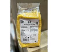 KoRo - Semoule de maïs biologique sans gluten 8 x 1 kg - Fabriquée à partir de 100% de maïs - Pour les plats sucrés et salés - Vegan - Sans gluten