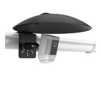 Koroao Housse de protection contre la pluie et le soleil avec support de montage réglable pour gouttière compatible avec les caméras Blink,Ring,Eufy,Arlo,Wyze, Link Tapo, couverture météo pour toutes