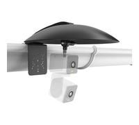Koroao Pare-soleil pour caméra extérieure avec support de gouttière réglable pour caméras de sécurité Wyze, AOSU, Blink, Arlo, R-ing, TP-Link Tapo, Reolink, SEHMUA, Cinnado (Noir)