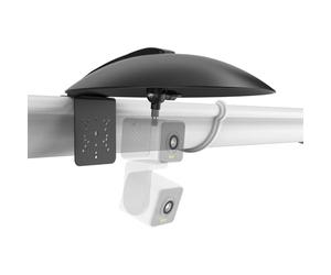 Koroao Pare-soleil pour caméra extérieure avec support de gouttière réglable pour caméras de sécurité Wyze, AOSU, Blink, Arlo, R-ing, TP-Link Tapo, Reolink, SEHMUA, Cinnado (Noir)