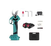 KOROBIE Sécateur électrique, Ciseaux électriques sans Brosse de Taille 45mm 4 Vitesses Ciseaux Batterie 500W 18V for l'élagage Branche d'arbuste verger pour l'élagage des Branches d'arbres(Option 3)