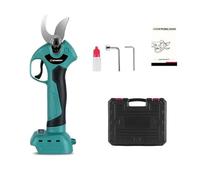 KOROBIE Sécateur électrique, Ciseaux électriques sans Brosse de Taille 45mm 4 Vitesses Ciseaux Batterie 500W 18V for l'élagage Branche d'arbuste verger pour l'élagage des Branches d'arbres(Option 1)