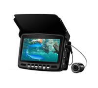 KOROBIE Sondeur de Poissons, Détecteur de Poisson EF43A avec écran LCD 4,3 Pouces, caméra sous-Marine 1000TVL, Vision Nocturne IR, câble 15/30 m