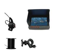 KOROBIE Sondeur de Poissons, Kit de caméra 4K avec Moniteur 5 Pouces, DVR, pêche sous-Marine Portable, Vision Nocturne, 25M