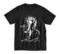 Korol I Shut Russian Punk Band The King and Jester T-Shirt Black M
