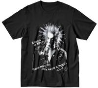 Korol I Shut The King and Jester Mens T-Shirt Graphic Tee Printed Unisex Black M