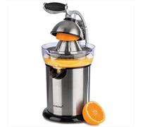 Korona 27050 Presse-agrumes | Boîtier en acier inoxydable de qualité supérieure | Bras de levier ergonomique | Facile à utiliser | 130 W | Bec verseur avec système anti-goutte pratique