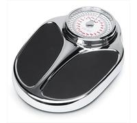 Korona 77776 THEO Pèse-personne mécanique | Charge maximale 200 kg | Division 1 kg | Échelle extra large | Très grande surface de pesée antidérapante | Applications chromées de qualité supérieure