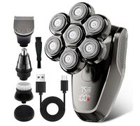Korons Head Shaver - The Ultimate 7d Grooming Revolution, Rasoir électrique for Hommes Avec Lames Flottantes Flexibles 7d, Moteur 8000 Tr/Min, étanche IPX7