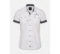 KOROSHI Chemise bleu marine / blanc, Taille S