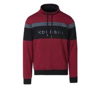 KOROSHI Pull-over gris foncé / rouge / noir, Taille XL