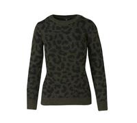 KOROSHI Pull-over kaki / noir, Taille L