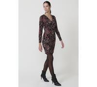 KOROSHI Robe écru / rouge / noir, Taille 42