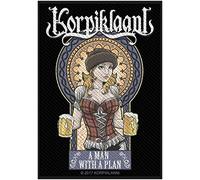 Korpiklaani A Man With A Plan Écusson tissé et sous licence !