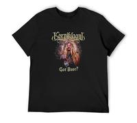 Korpiklaani Got Beer Folk Metal Unisex T-Shirt Printed Tee Black Mens Top Shirt M