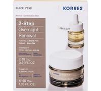 Korres Black Pine Night Cream 40ml et Biphasic Night Serum 15ml