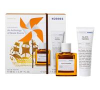 Korres Coffret Black Pepper Eau De Toilette 50ml & Baume Après-Rasage 125ml