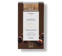 KORRES Colorant à l'huile d'argan - Sans ammoniaque Golden Caramel 8.73 - Couverture 100% des cheveux blancs et végétalien pour une couleur longue durée