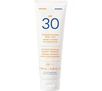 KORRES YOGHURT Émulsion de protection solaire Body and Face SPF30 Lait solaire 250 ml
