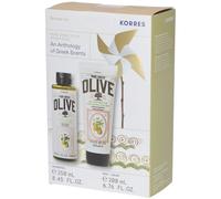 Korres Gel Douche Olive Grecque Pure Poire Miel + Crème Corps Set(S) 250+200 ml