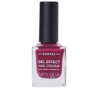 -Korres Gel Effect Vernis à Ongles Amande Douce 11 ml (Couleur : 74 : Berry Addict)
