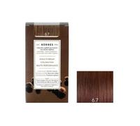 Korres Coloration cheveux permanente à l'huile d'argan Teinte 6.7 Cocoa 50 ml