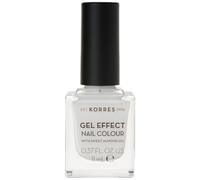Korres KM Gel Effect Nail Colour 01 Blanc White 11ml