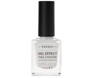 Korres Le Gel effect Vernis à ongles d'amande douce Blanc, 11 ml