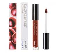 Korres Morello Matte Lasting Lip Fluid 60 Vibrant Matte One Stroke Chestnut 60 Colour 3.4 ml