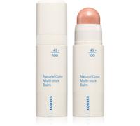 Korres Natural Color Multi-Stick Balm produit multifonctionnel lèvres et visage teinte Glass Peach 4.5 g