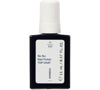 KORRES No No Nail Polish Top Coat - Vernis de finition végétalien 10 gratuits pour un résultat de couleur durable et résistant à l'écaillage, 11 ml - Ongles naturellement soignés sans substances