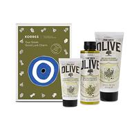 KORRES Olive Blossom Body Care Collection | Pure Greek Olive Shower Gel, crème pour le corps et la crème pour les mains 3 pièces