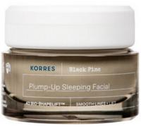 KORRES Black Pine 4D Bio-ShapeLift Crème de nuit repulpante pour peaux fermes, testée dermatologiquement, végétalien, 40 ml