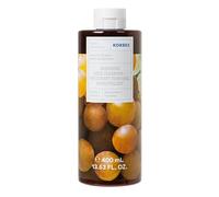 KORRES SANTORINI GRAPE Gel douche revitalisant testé dermatologiquement, avec aloe vera actif, parfum fruité, sans silicone et sans parabène, en format XL 400 ml, végétalien