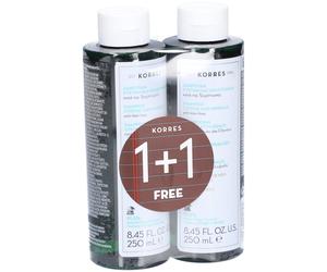 Korres Shampooing Hommes Chute de Cheveux 2x250 ml
