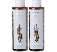 Korres Shampooing Purifiant, Reglisse/Ortie, 250 ml (Lot de 2)