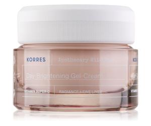 Korres Wild Rose gel-crème hydratant pour une peau lumineuse 40 ml