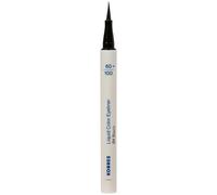 Korres Eye-liner liquide en feutre – Résistant à l'eau – Teinte 01 Black – 1 ml