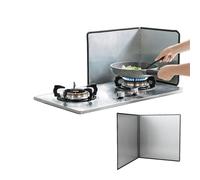 KorsiKato Garde De Bouclier Anti-éclaboussures De Cuisine, Garde D'éclaboussures Antiadhésive, Bouclier D'huile Pliant Panneaux D'épanouissement Panneaux De Poêle à Gaz(Size:50 * 50 cm,Color:1pcs)