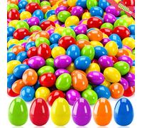 kortes Lot de 1 000 œufs de Pâques en plastique, 6 couleurs, 5,8 cm, vides à remplir pour panier de Pâques, chasse, cadeaux de fête, fournitures de prix en classe