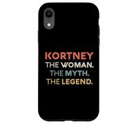 Kortney The Woman The Myth Legend Nom personnalisé Femme Coque pour iPhone XR