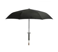 Kortran 1 pièce Katana Master Sword Umbrella, grand parasol de protection solaire de automatique, protection solaire, protection UV, parapluie pliant en vinyle, cadeau for hommes,(Black)